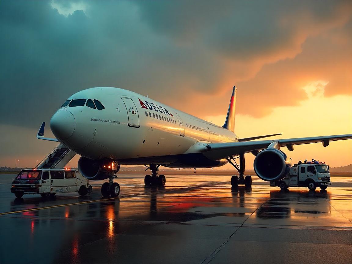 New York Bound Delta Air Lines Airbus A330 Severely Damaged by Hailstorm Forces Emergency Landing in...