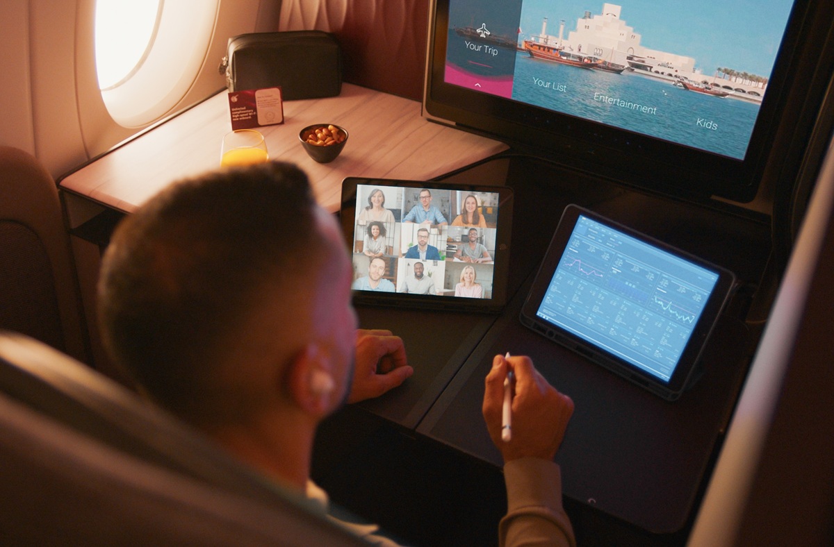 Qatar Airways Wi-Fi inflight