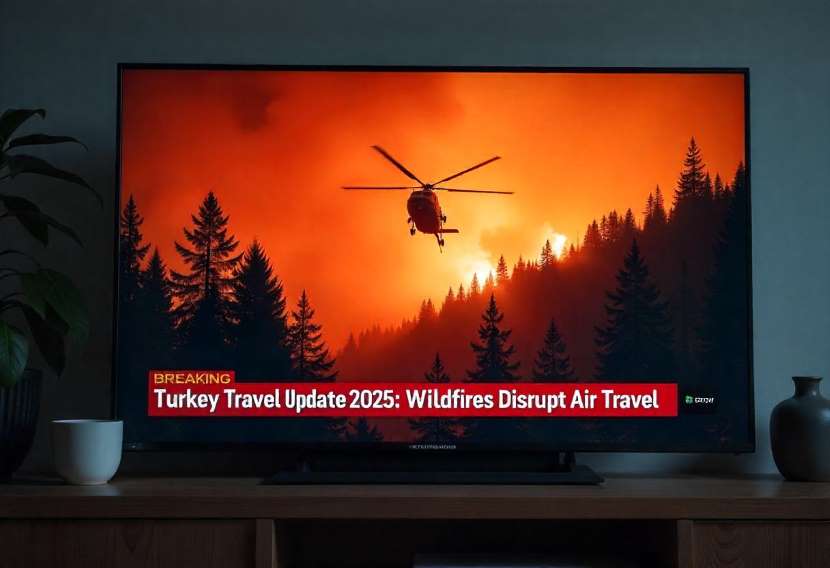 Turkey Travel Update 2025: Wildfires Causing Temporary Flight Cancellations