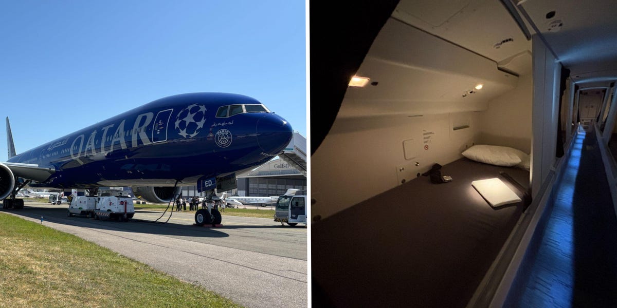 Photos: Inside Hidden Qatar Airways Crew Rest Area on Boeing 777